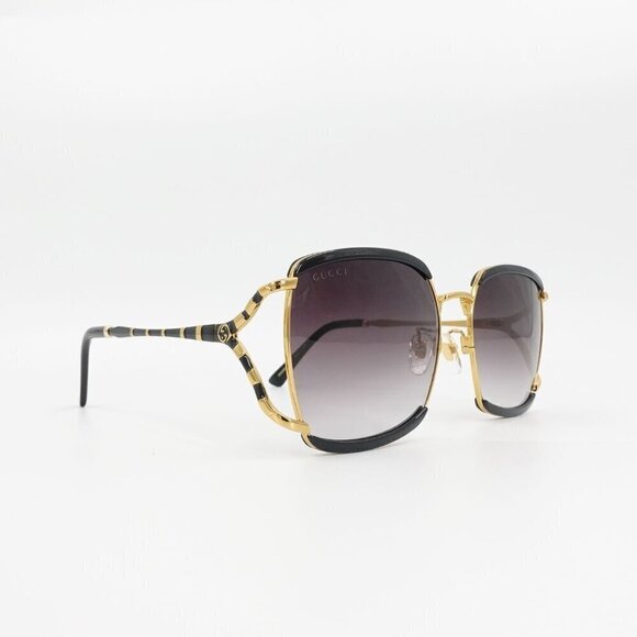 Gucci GG0593 Sunglasses Black Gray OS - Picture 15 of 16
